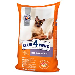 club4paws hrana pisici adulte indoor cu pui 14kg Adulte Indoor Pui 14kg