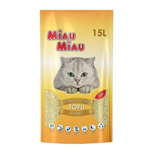 nisip pisici miau miau tofu maxi 15l 10905 1 16668739751764