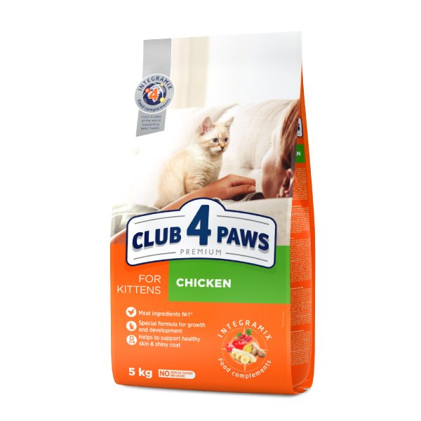 C4P Cat Kitten Dry Chicken 5kg — копия 1